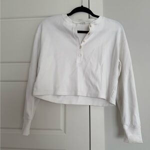 Wilfred White Henley Sweatshirt